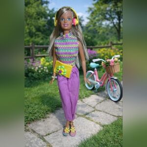 *FINAL PRICE UNLESS BUNDLED Restyled 2004 Cali Girl Beach Barbie Doll  OOAK